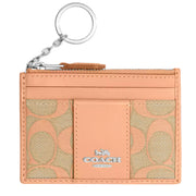 Buy Coach Mini Id Skinny In Signature Jacquard in Faded Blush CT994 Online in Singapore | PinkOrchard.com