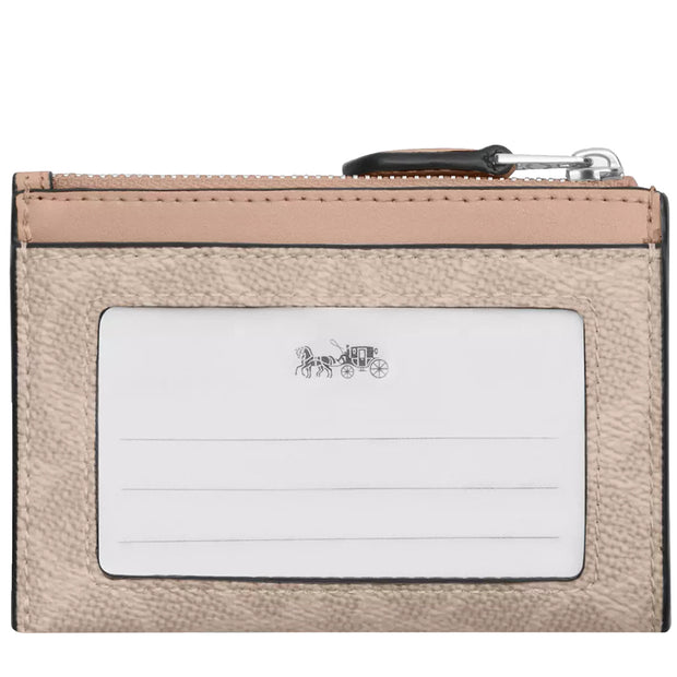 Buy Coach Mini Skinny Id Case In Signature Canvas in Sand/ Taupe CW870 Online in Singapore | PinkOrchard.com