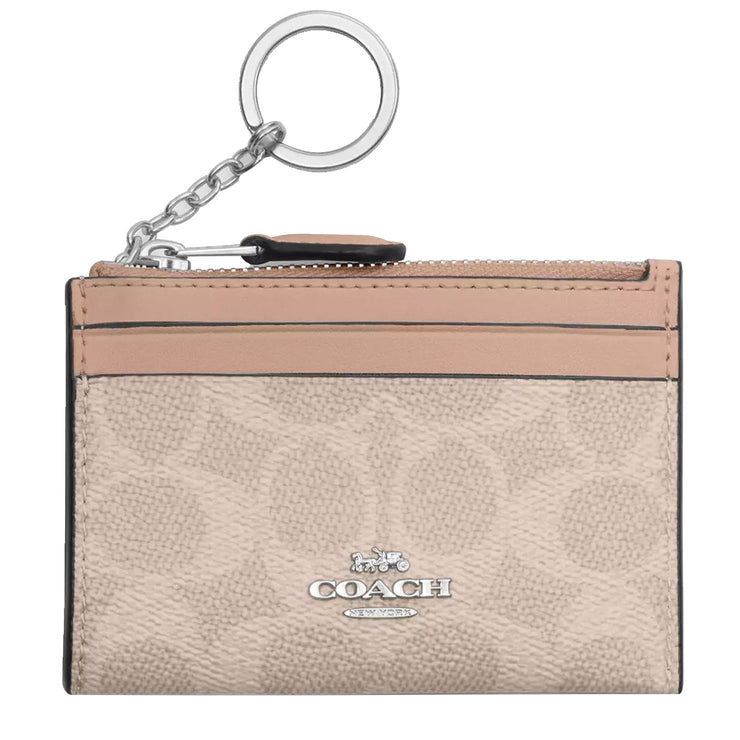 Buy Coach Mini Skinny Id Case In Signature Canvas in Sand/ Taupe CW870 Online in Singapore | PinkOrchard.com