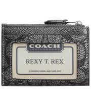 Buy Coach Mini Skinny Id Case In Signature Canvas in Gunmetal Multi CW966 Online in Singapore | PinkOrchard.com