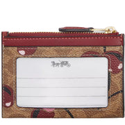 Buy Coach Mini Skinny Id Case In Signature Canvas With Cherry Print in Tan Multi CZ462 Online in Singapore | PinkOrchard.com