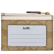 Buy Coach Mini Skinny Id Case In Signature Canvas in Light Khaki/ Chalk 88208 Online in Singapore | PinkOrchard.com