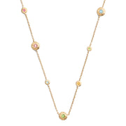 Buy Coach Open Circle Necklace in Gold/ Multi CY101 Online in Singapore | PinkOrchard.com