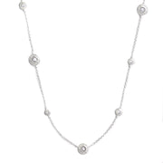 Buy Coach Open Circle Station Necklace in Silver CV253 Online in Singapore | PinkOrchard.com