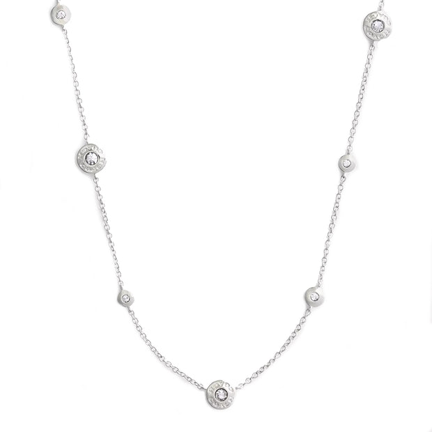 Buy Coach Open Circle Station Necklace in Silver CV253 Online in Singapore | PinkOrchard.com