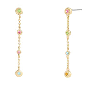 Buy Coach Open Circle Thin Linear Earrings in Gold/ Multi CY105 Online in Singapore | PinkOrchard.com