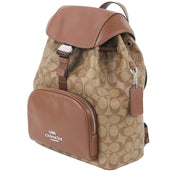 Buy Coach Pace Large Backpack Bag In Signature Canvas Khaki/ Saddle CT810 Online in Singapore | PinkOrchard.com