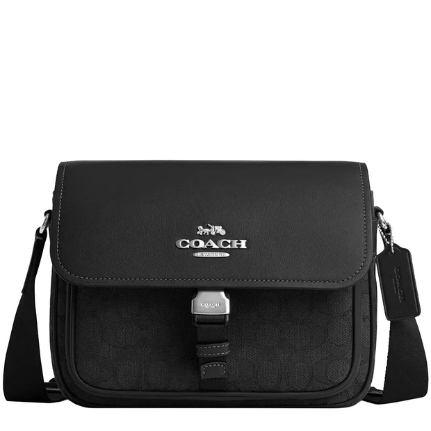 Buy Coach Pace Messenger Bag In Signature Jacquard in Black CT818 Online in Singapore | PinkOrchard.com