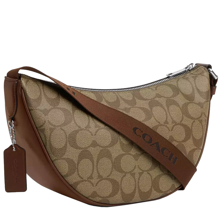 Buy Coach Pace Shoulder Bag In Signature Canvas in Khaki Saddle CT643 Online in Singapore | PinkOrchard.com