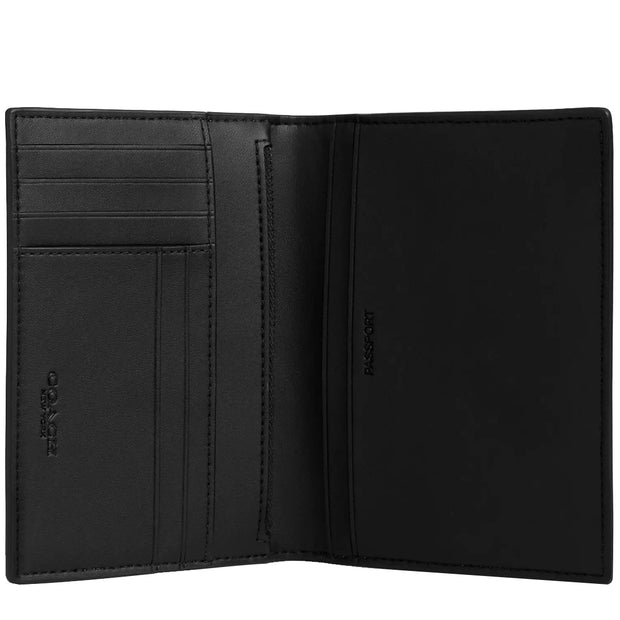 Buy Coach Passport Card Case In Signature Canvas in Charcoal/ Black CW170 Online in Singapore | PinkOrchard.com