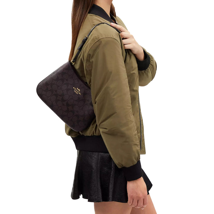 Buy Coach Penelope Shoulder Bag In Signature Canvas in Brown Black CO953 Online in Singapore | PinkOrchard.com