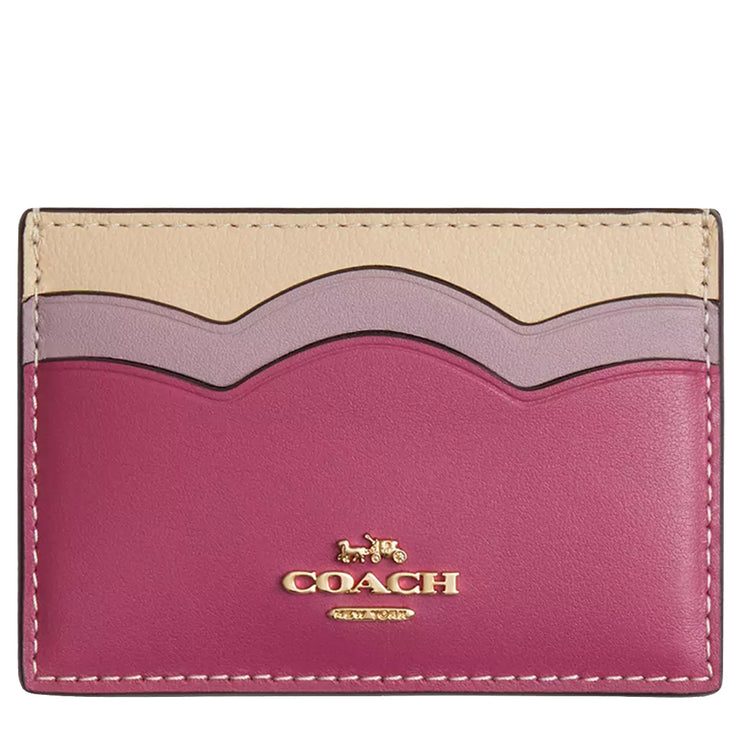 Buy Coach Petal Card Case in Light Raspberry Multi CW923 Online in Singapore | PinkOrchard.com