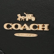 Coach Phone Wallet In Colorblock Signature Canvas in Brown Black C2874