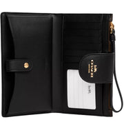 Buy Coach Phone Wallet In Colorblock Signature Canvas in Brown Black C2874 Online in Singapore | PinkOrchard.com