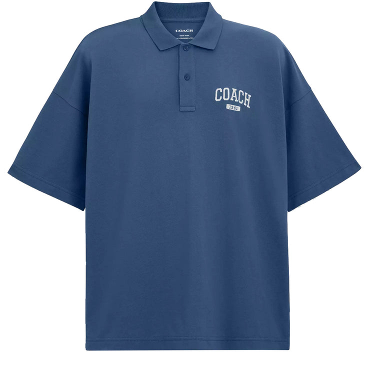 Buy Coach Relaxed Polo T-Shirt in Navy CO815 Online in Singapore | PinkOrchard.com