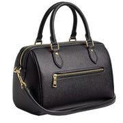 Buy Coach Rowan Satchel Bag in Black CV403 Online in Singapore | PinkOrchard.com