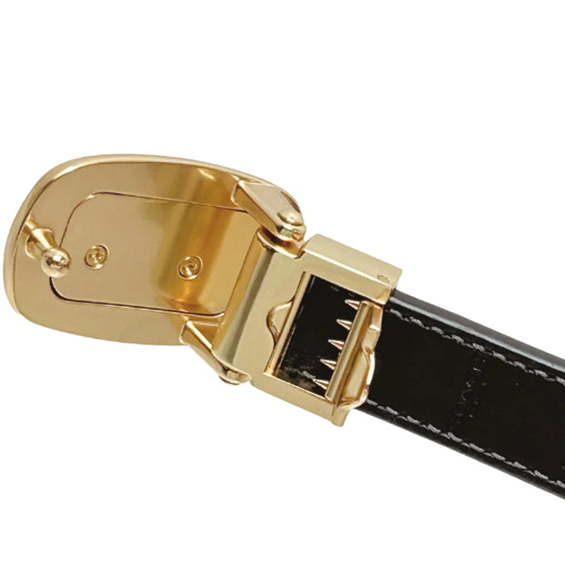 Buy Coach Signature Buckle Cut To Size Reversible Eliza Belt, 18 Mm, in Walnut/ Black CX054 Online in Singapore | PinkOrchard.com