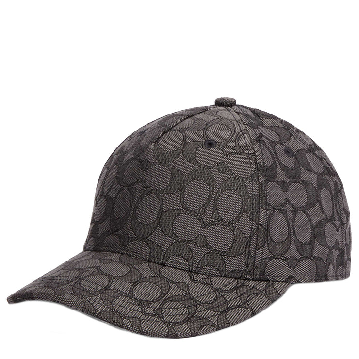 Buy Coach Signature Jacquard Baseball Hat in Charcoal CW766 Online in Singapore | PinkOrchard.com