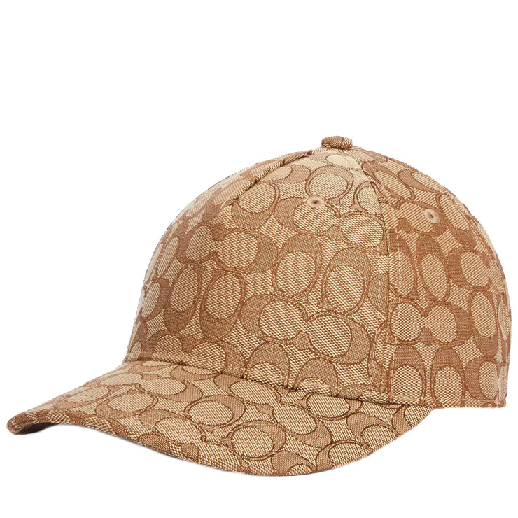 Buy Coach Signature Jacquard Baseball Hat in Khaki CW766 Online in Singapore | PinkOrchard.com