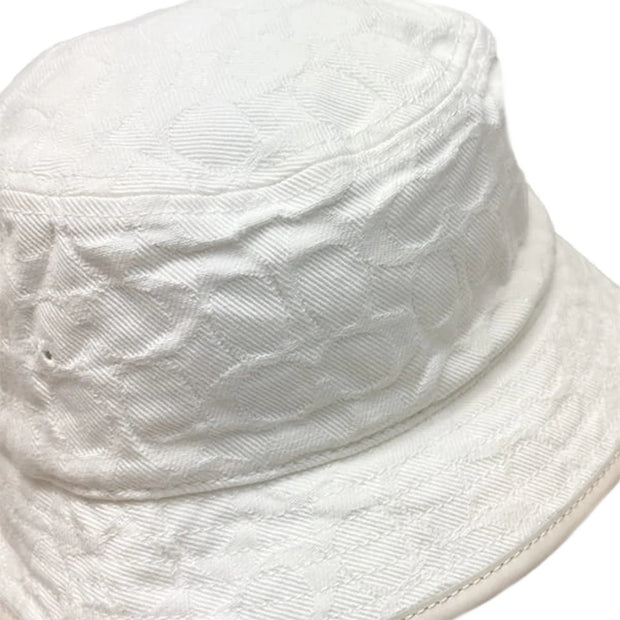 Buy Coach Signature Jacquard Bucket Hat in White C9716 Online in Singapore | PinkOrchard.com