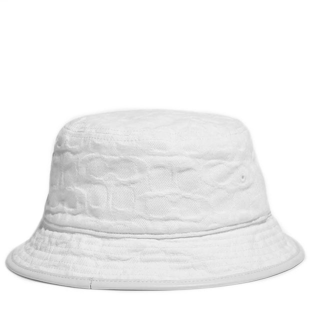 Buy Coach Signature Jacquard Bucket Hat in White C9716 Online in Singapore | PinkOrchard.com