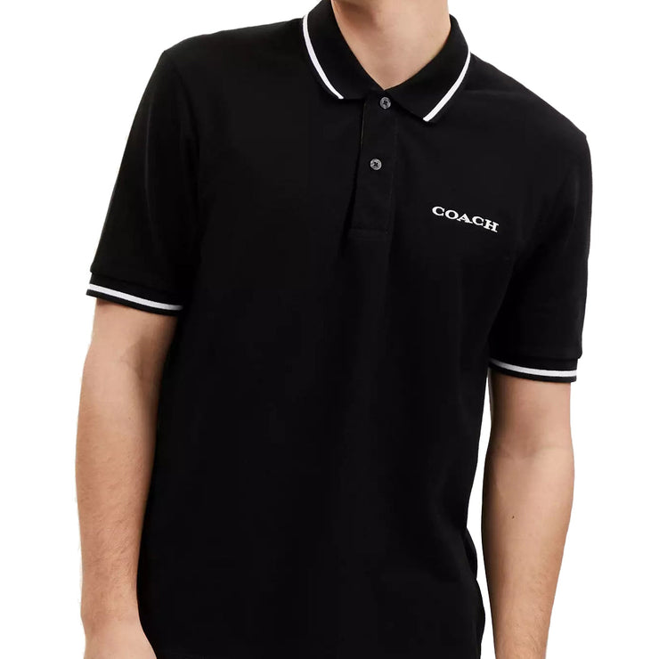 Buy Coach Signature Polo T-Shirt in Black CO817 Online in Singapore | PinkOrchard.com