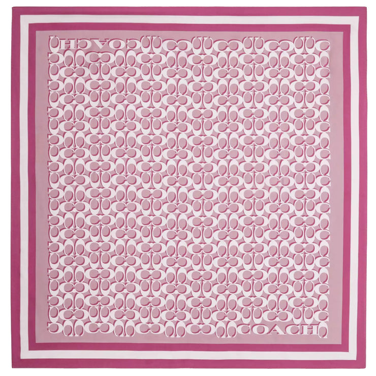 Buy Coach Signature Print Silk Square Scarf in Jasmine C8362 Online in Singapore | PinkOrchard.com