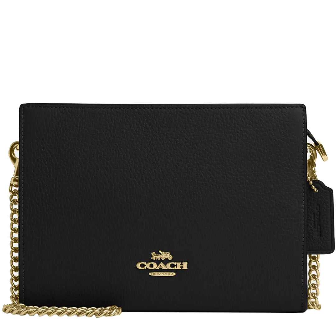 Black and gold coach purse online