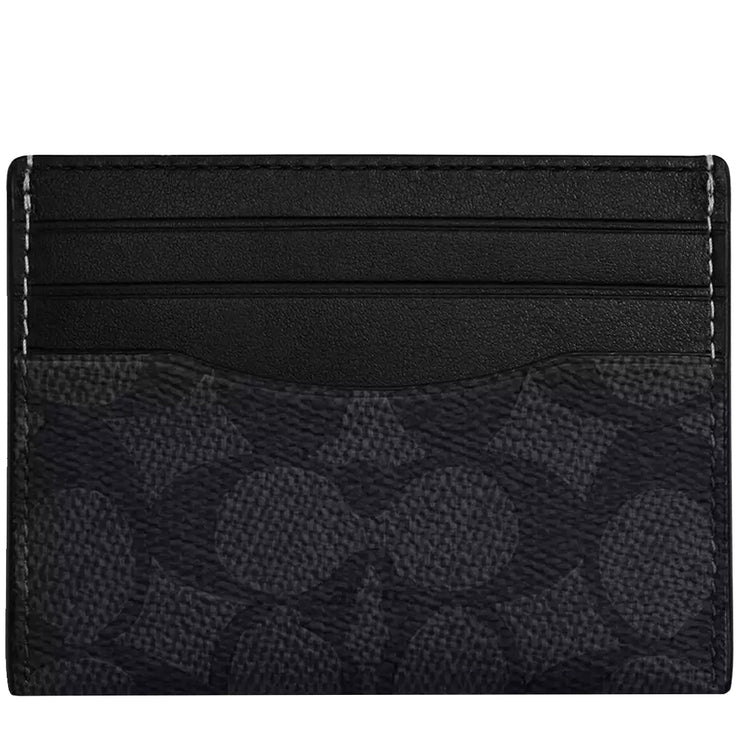 Buy Coach Slim Id Card Case In Signature Canvas in Charcoal/ Black CW366 Online in Singapore | PinkOrchard.com