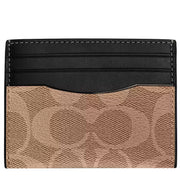 Buy Coach Slim Id Card Case In Signature Canvas in Tan/ Black CW366 Online in Singapore | PinkOrchard.com