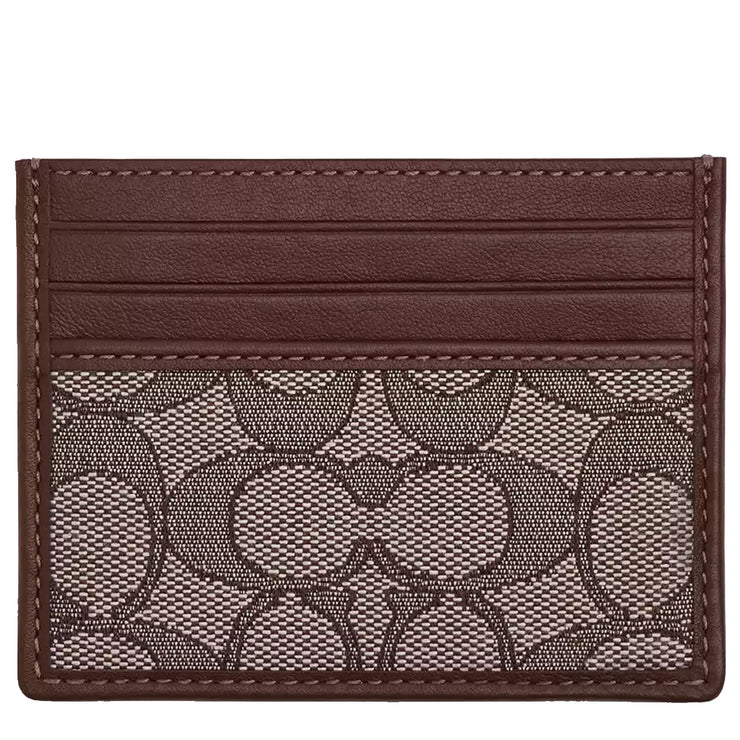 Buy Coach Slim Id Card Case In Signature Jacquard in Oak/ Maple CU117 Online in Singapore | PinkOrchard.com