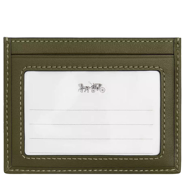 Buy Coach Slim Id Card Case In Signature Jacquard in Olive Drab/ Olive Drab CW343 Online in Singapore | PinkOrchard.com