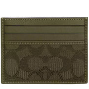 Buy Coach Slim Id Card Case In Signature Jacquard in Olive Drab/ Olive Drab CW343 Online in Singapore | PinkOrchard.com