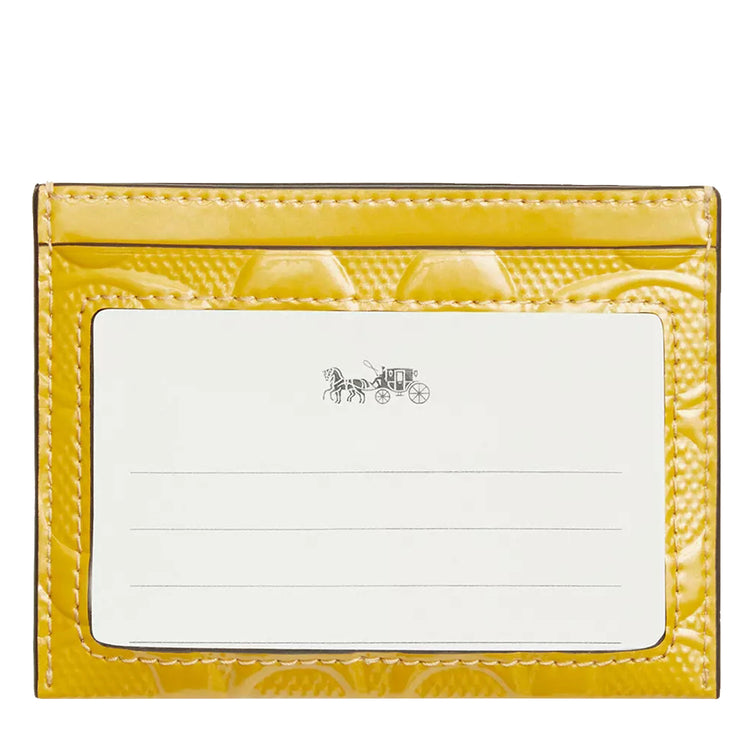 Buy Coach Slim Id Card Case In Signature Leather in Gold CU119 Online in Singapore | PinkOrchard.com