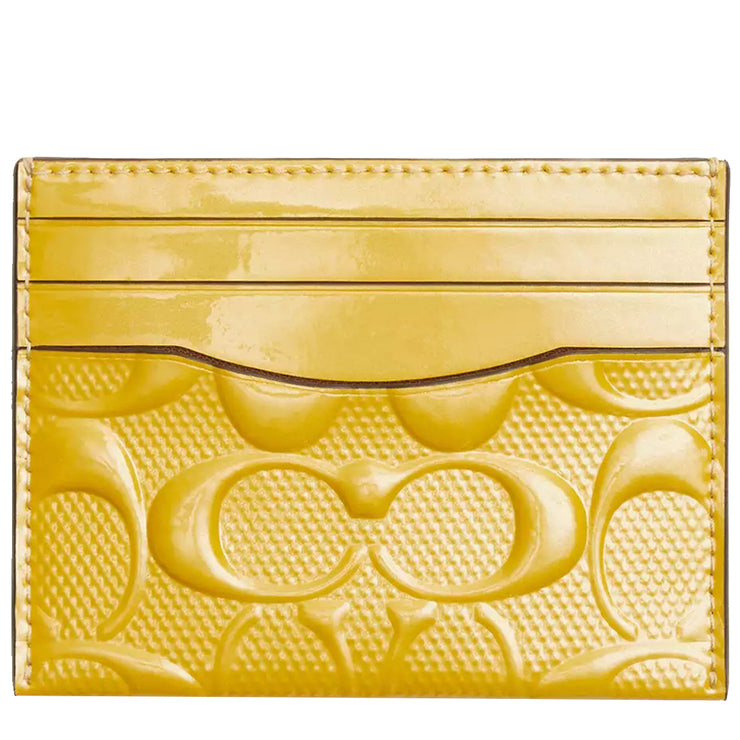 Buy Coach Slim Id Card Case In Signature Leather in Gold CU119 Online in Singapore | PinkOrchard.com