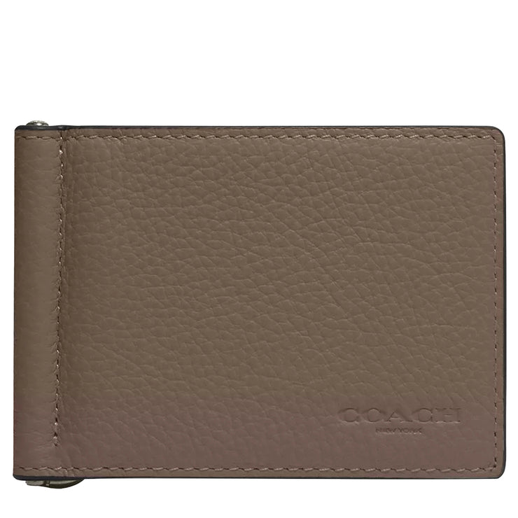 Buy Coach Slim Money Clip Billfold Wallet In Dark Stone Online in Singapore | PinkOrchard.com