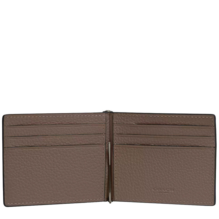 Buy Coach Slim Money Clip Billfold Wallet In Dark Stone Online in Singapore | PinkOrchard.com