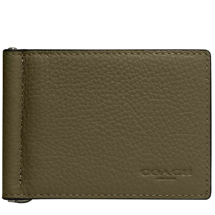 Buy Coach Slim Money Clip Billfold Wallet In Olive Drab CH090 Online in Singapore | PinkOrchard.com