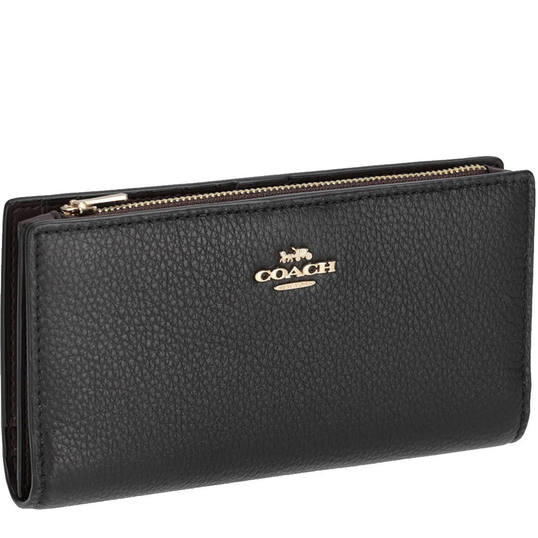 Buy Coach Slim Zip Wallet in Black C8329 Online in Singapore |  PinkOrchard.com