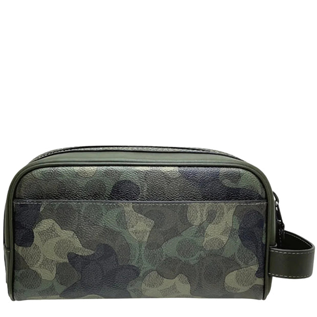 Buy Coach Small Travel Kit In Signature Camo Print in Dark Shamrock Multi CX879 Online in Singapore | PinkOrchard.com