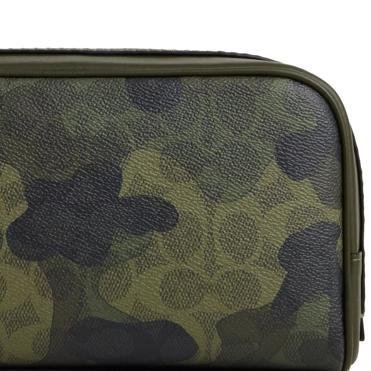 Buy Coach Small Travel Kit In Signature Camo Print in Dark Shamrock Multi CX879 Online in Singapore | PinkOrchard.com