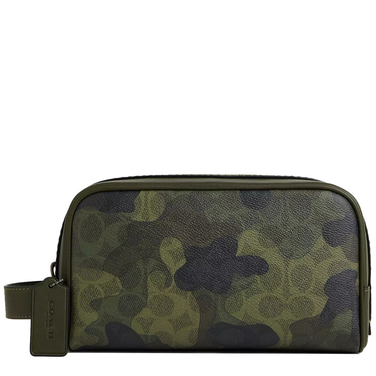 Buy Coach Small Travel Kit In Signature Camo Print in Dark Shamrock Multi CX879 Online in Singapore | PinkOrchard.com