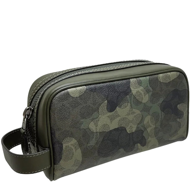 Buy Coach Small Travel Kit In Signature Camo Print in Dark Shamrock Multi CX879 Online in Singapore | PinkOrchard.com