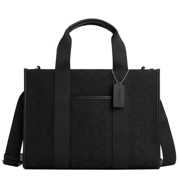 Buy Coach Smith Tote Bag In Signature Jacquard in Black CY368 Online in Singapore | PinkOrchard.com