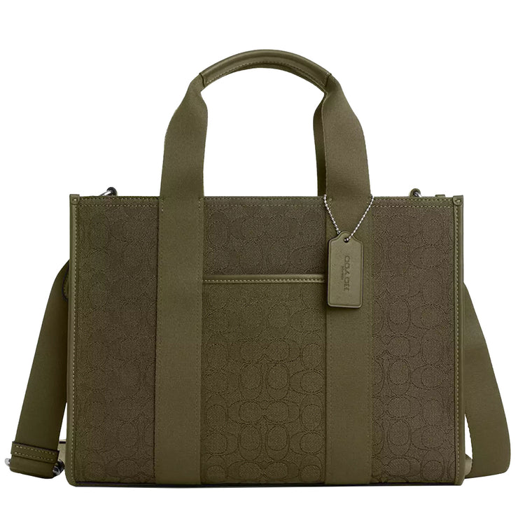 Buy Coach Smith Tote Bag In Signature Jacquard in Olive Drab/ Olive Drab CY368 Online in Singapore | PinkOrchard.com