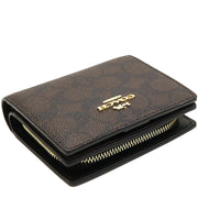 Buy Coach Snap Wallet In Signature Canvas in Walnut/ Black CW789 Online in Singapore | PinkOrchard.com