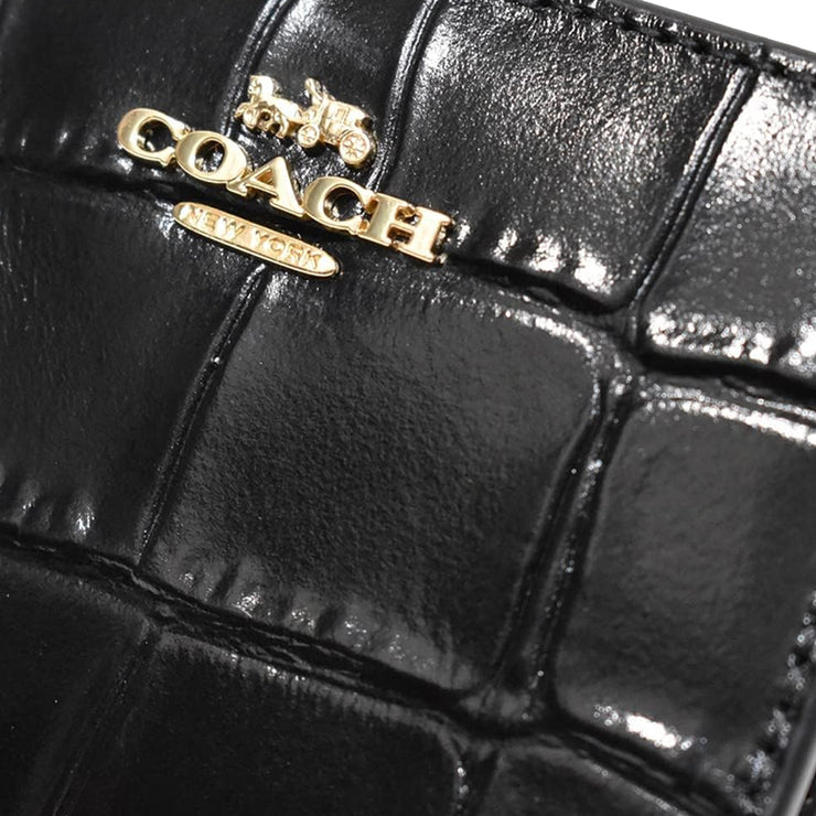 Buy Coach Snap Wallet in Novelty Leather in Black C6092 Online in Singapore | PinkOrchard.com