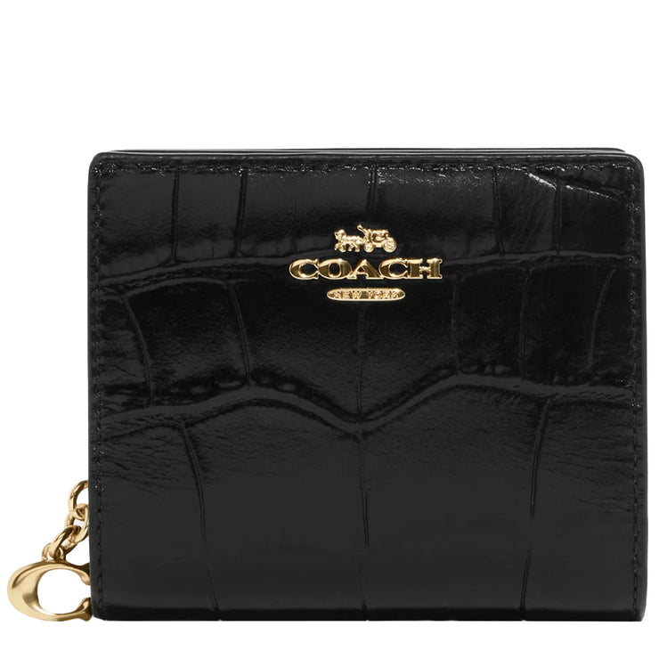 Buy Coach Snap Wallet in Novelty Leather in Black C6092 Online in Singapore | PinkOrchard.com