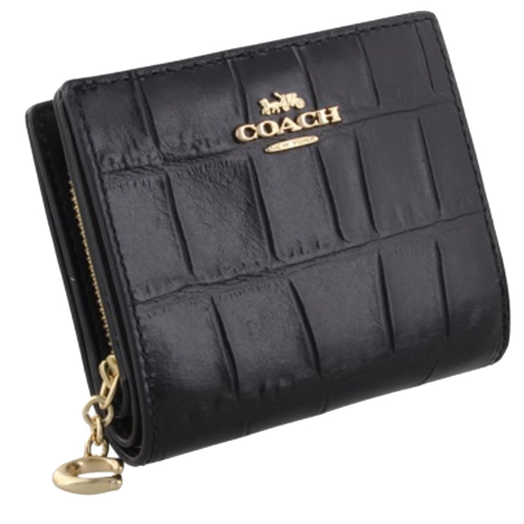 Buy Coach Snap Wallet in Novelty Leather in Black C6092 Online in Singapore | PinkOrchard.com