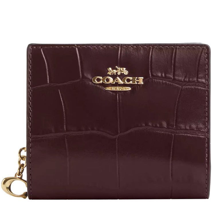 Buy Coach Snap Wallet in Novelty Leather in Merlot C6092 Online in Singapore | PinkOrchard.com